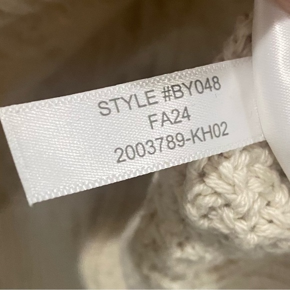 J CREW Cable Crewneck Sweater Coastal Classic Fisherman Size XXS - Picture 9 of 10